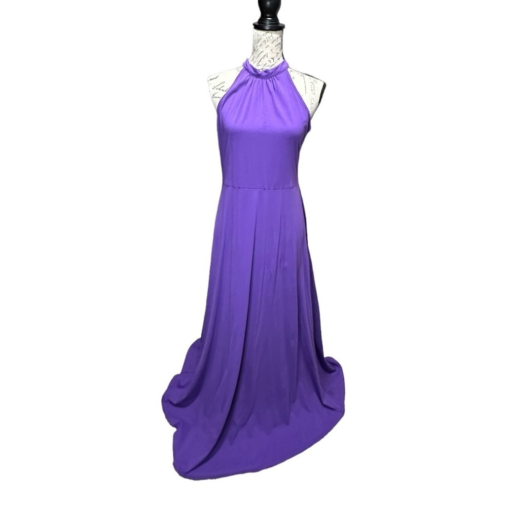 Purple Sleeveless Maxi Dress Size Large